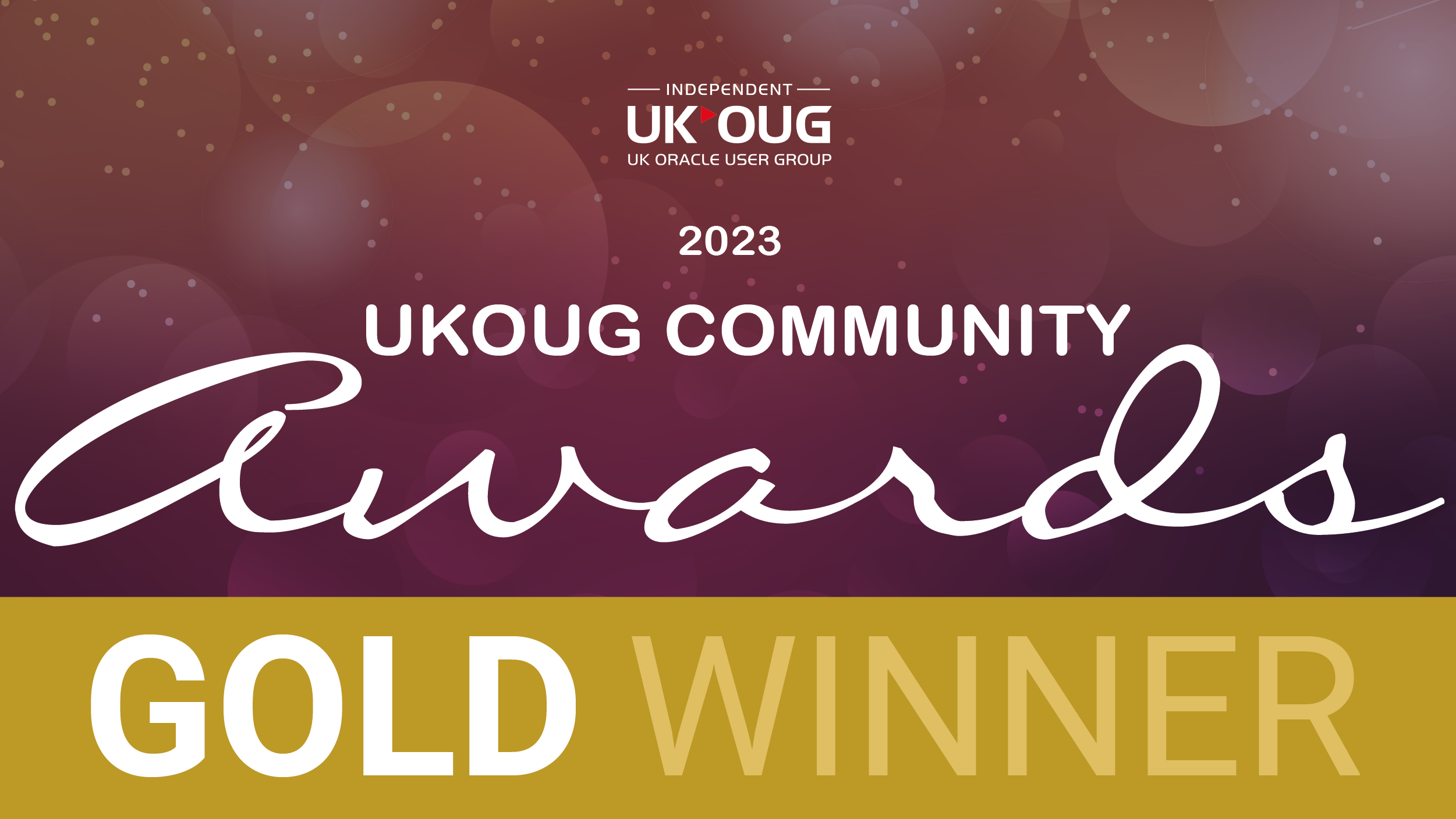 UKOUG Gold Winner