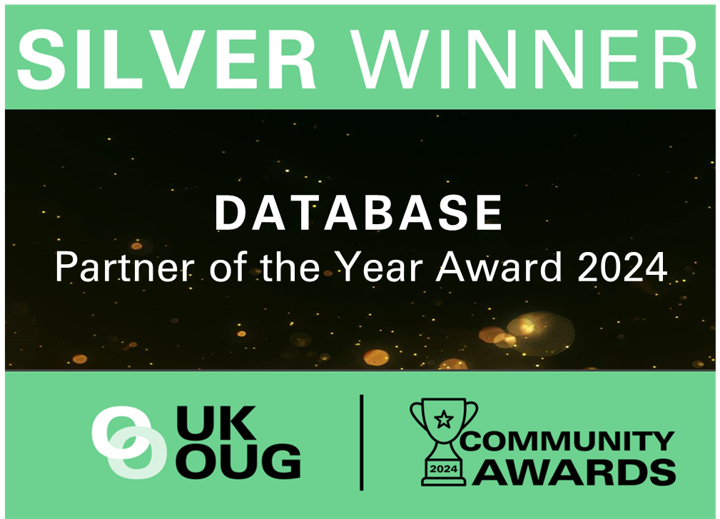 UKOUG Silver Winner Database Award 24